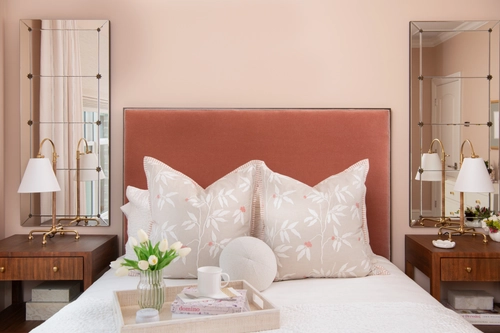 Elegant bedroom interior designed by Onyx Interiors